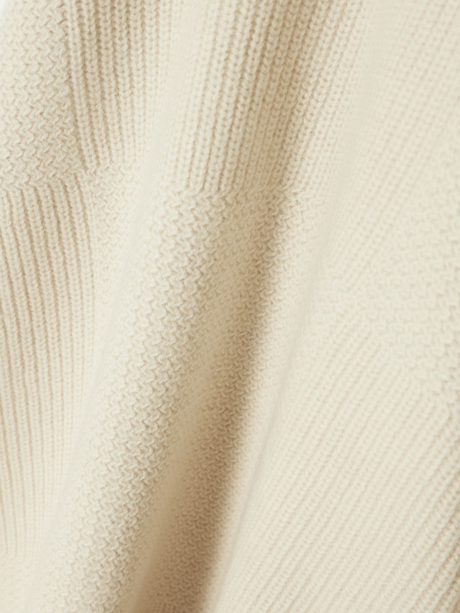 Merino wool turtleneck sweater Beige - 4