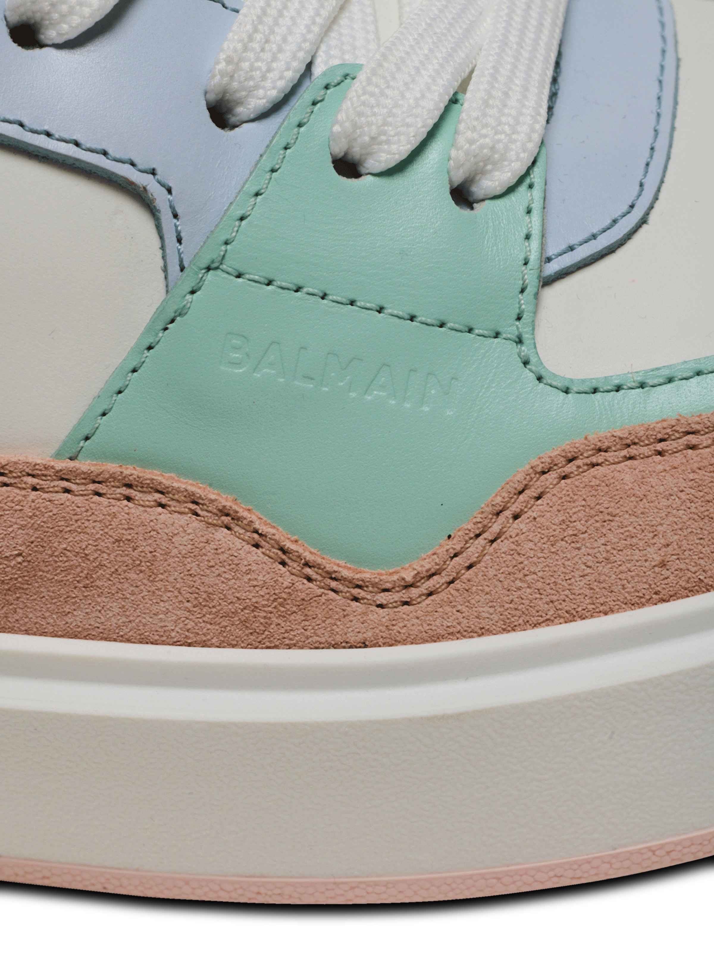 B-Court Flip trainers in calfskin and suede - 7