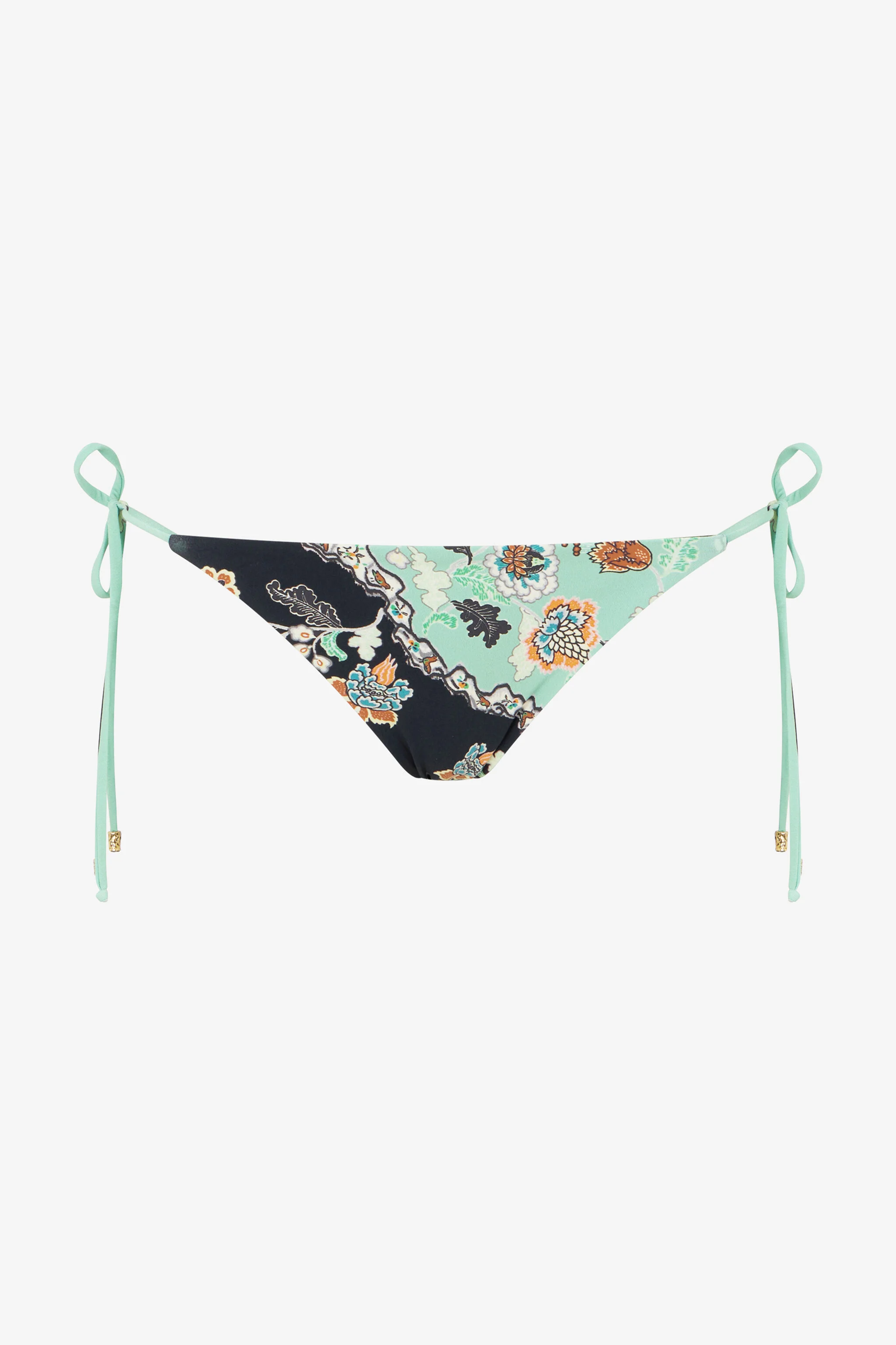 Kimono Print Bikini Bottom - 1
