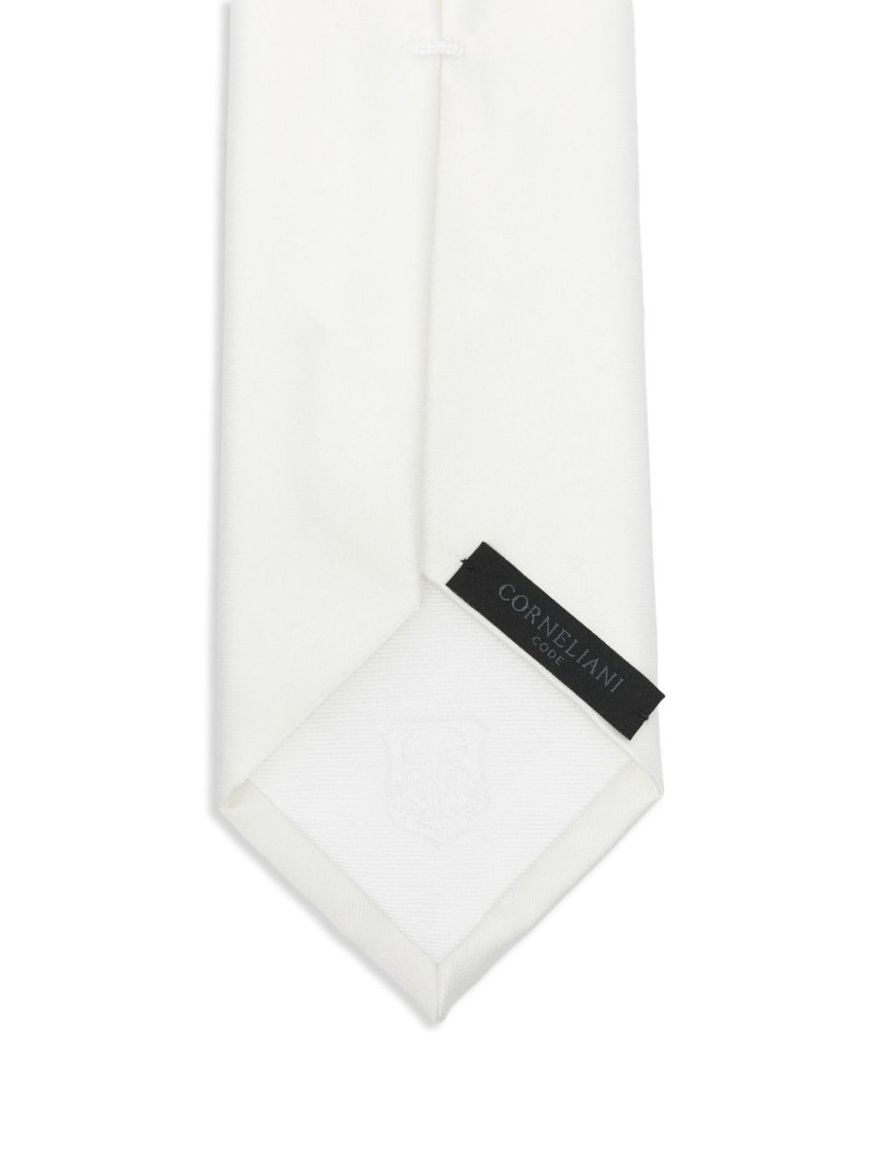 CORNELIANI satin tie outlook
