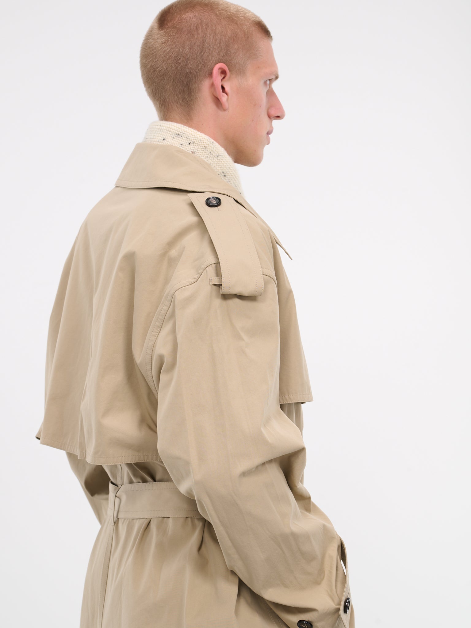 Twill Trench Coat - 5