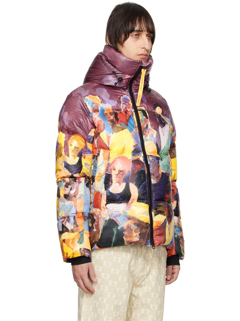 Purple Crofton Down Jacket 2