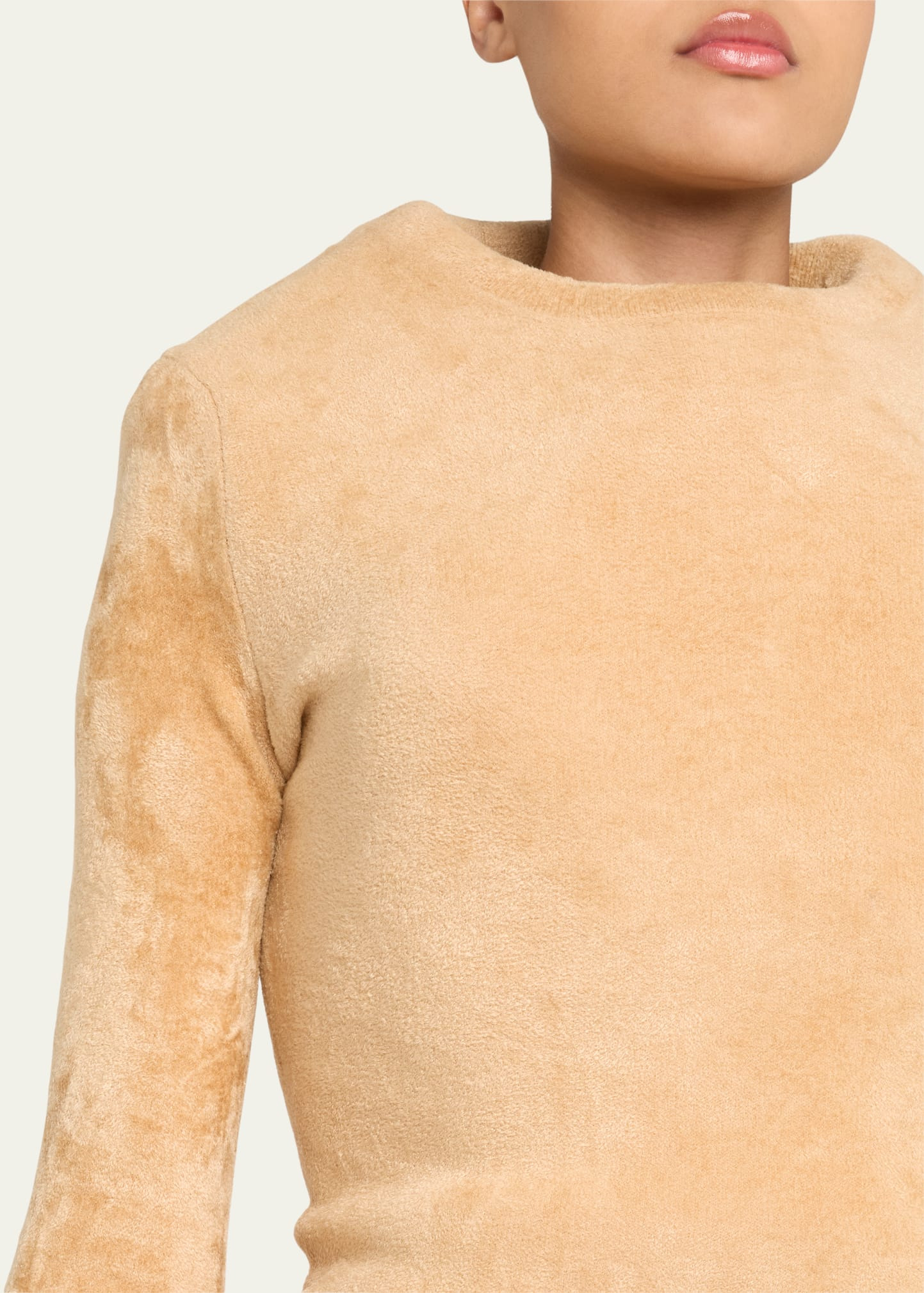 Velvet Knit Sweater - 5