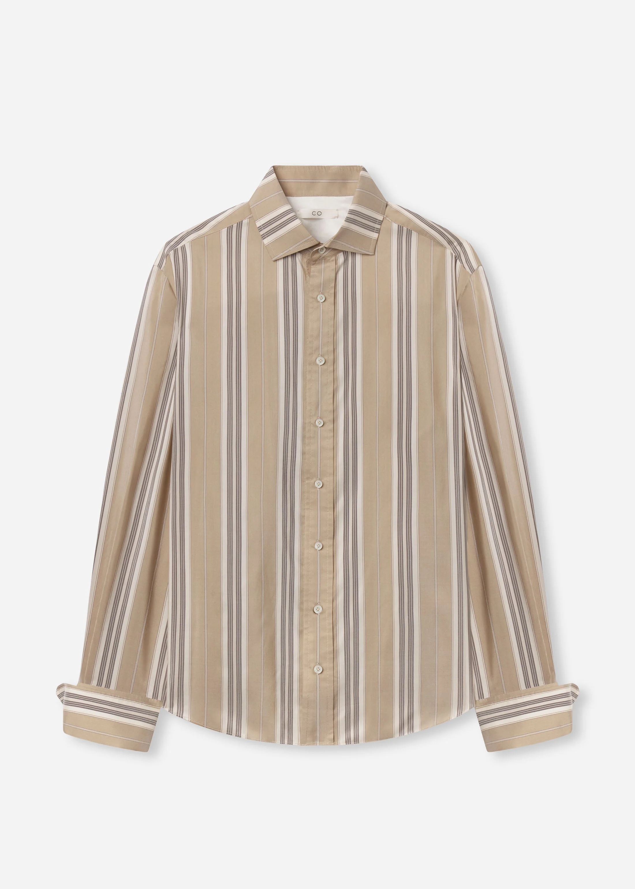 Striped Shirt in Silk - 1