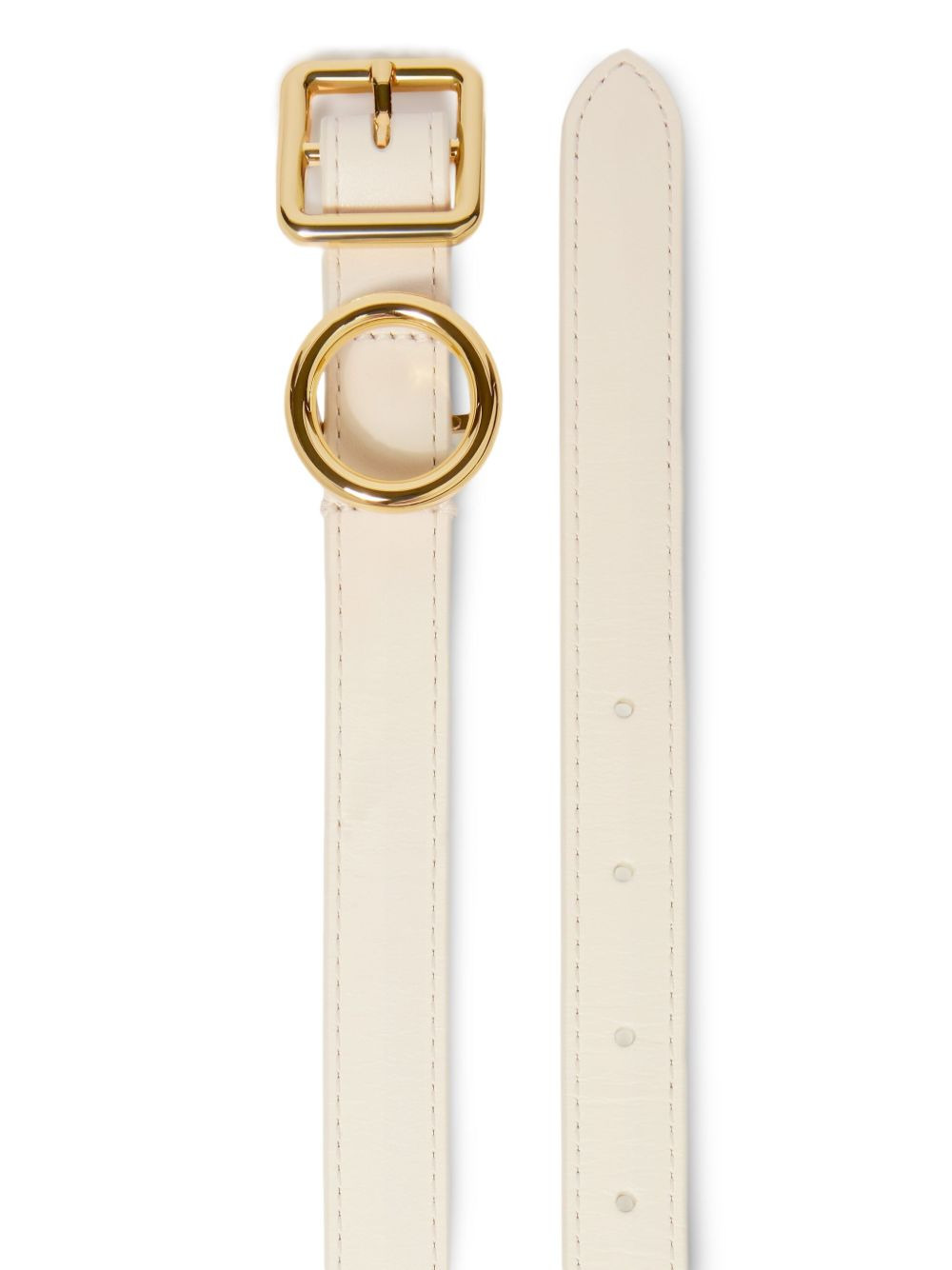 The Regalo circle-buckle leather belt - 2
