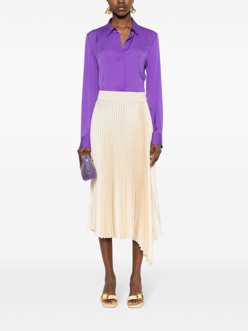 Theory classic-collar silk shirt outlook