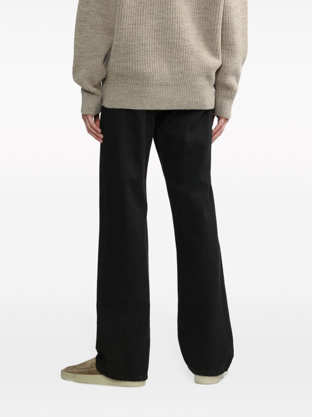colour-block cutout jeans - 4