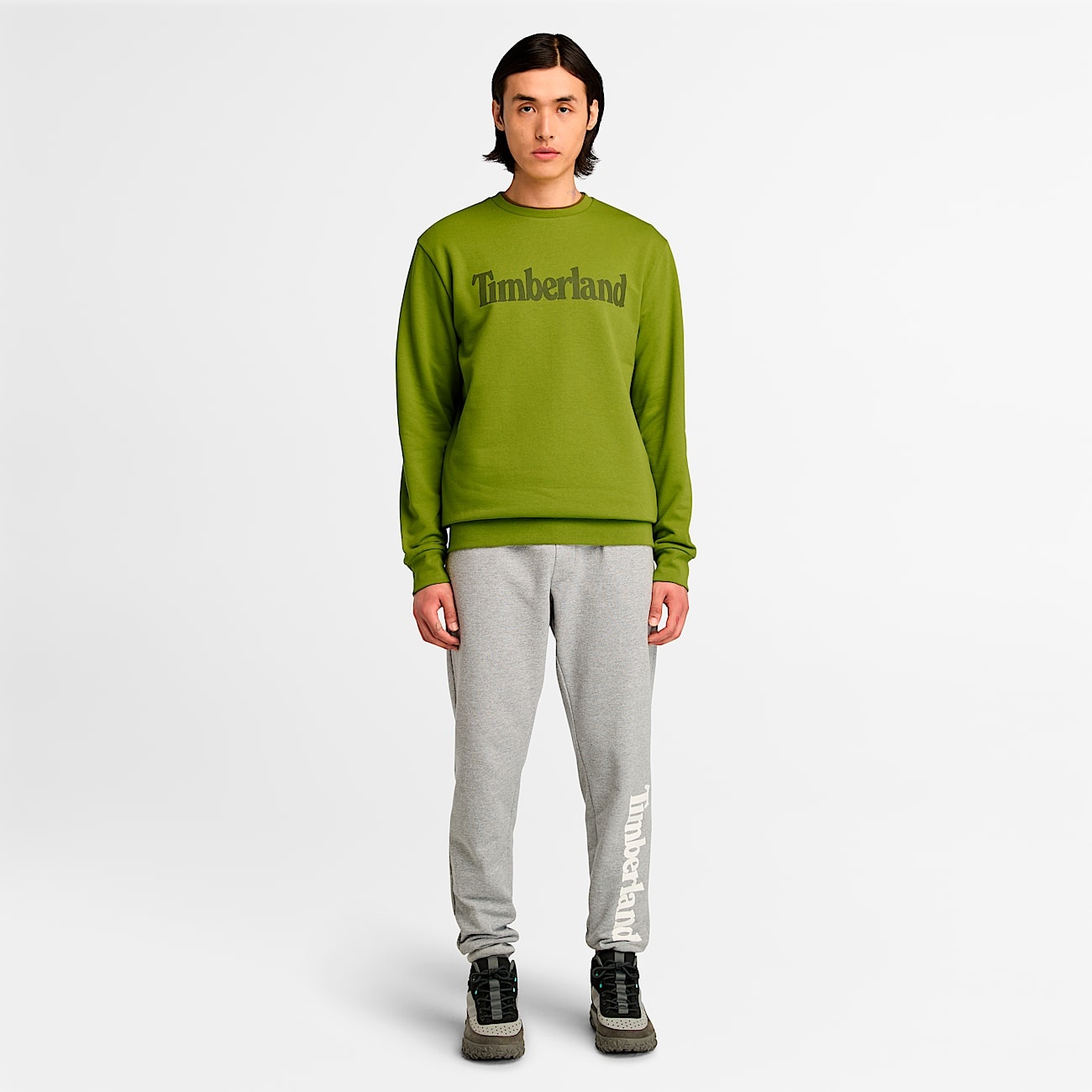 Men's Northwood US Wordmark Logo Brushed Back Crew Neck Sweatshirt - 3