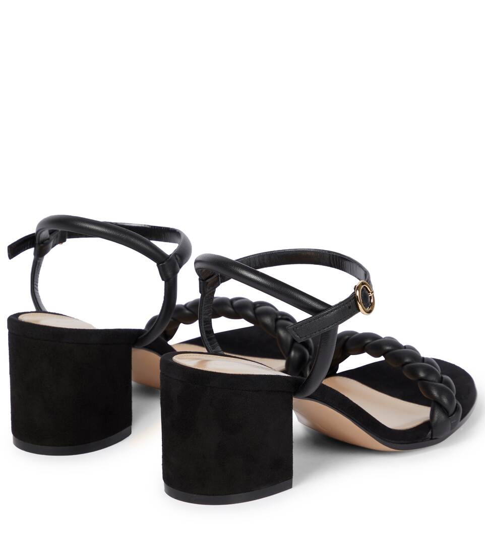 Cruz 60 suede and leather sandals - 3