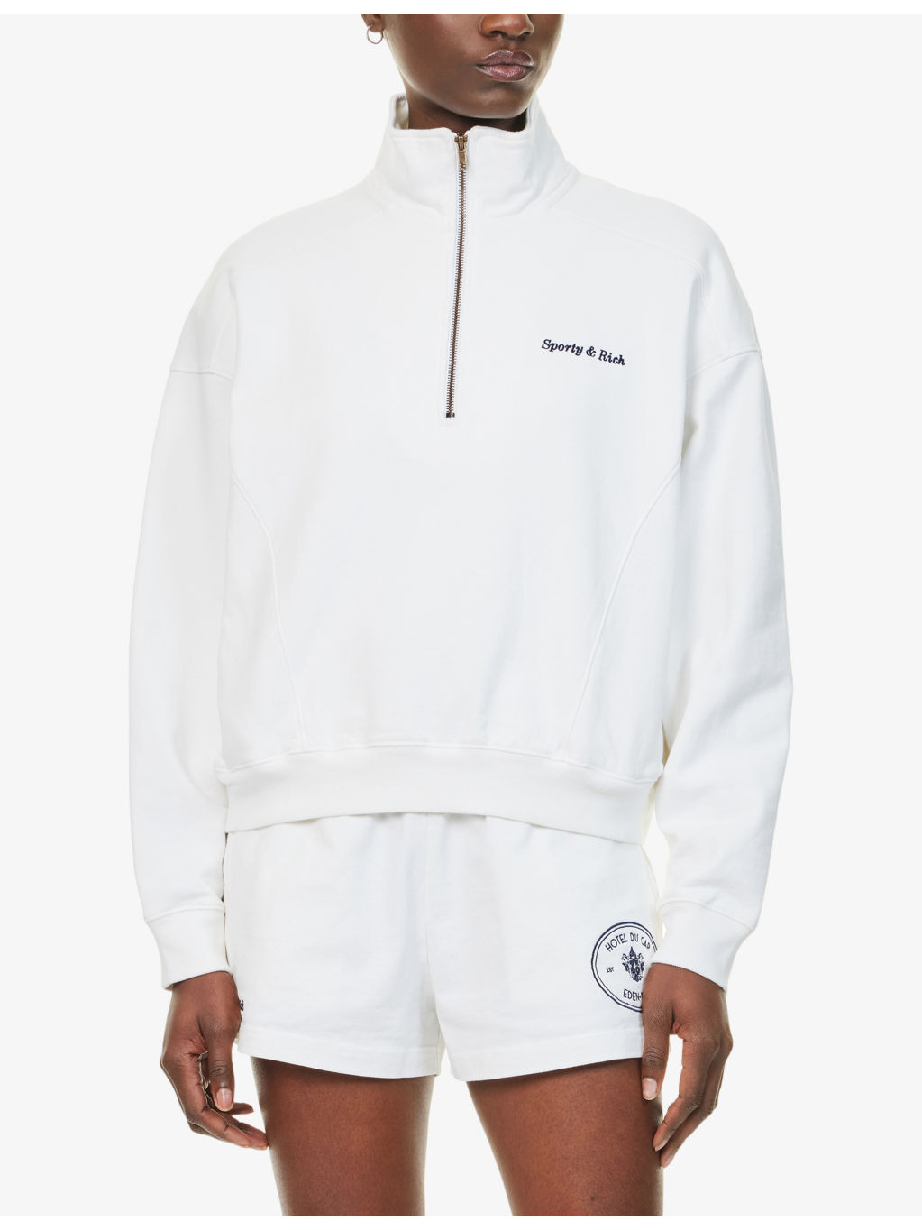 Eden Crest Quarter-Zip Cotton Sweatshirt - 3