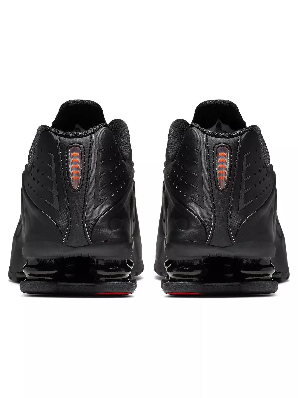 Shox R4 "Black/Max Orange" Women's Shoe - 9