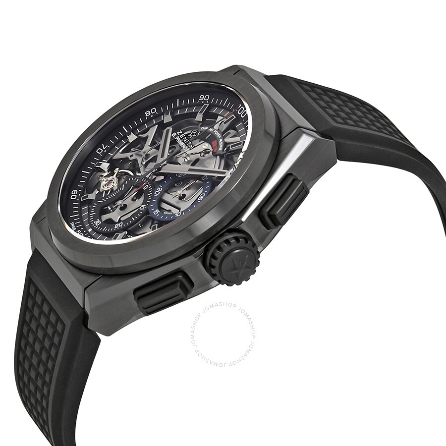 Zenith Defy El Primero 21 Skeleton Dial Automatic Men's Rubber Watch 49.9000.9004/78.R782 - 2