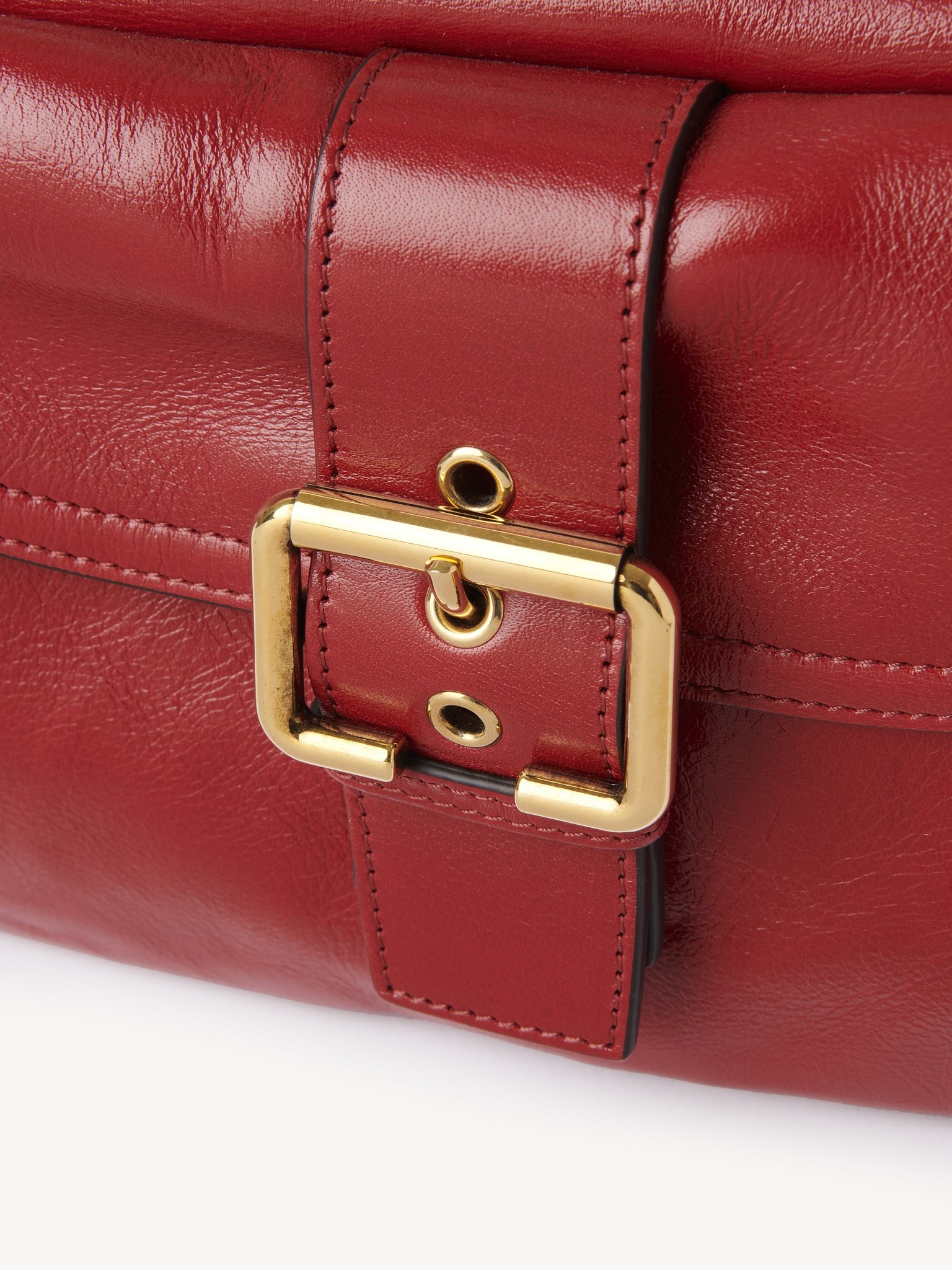 CAMERA BAG IN SHINY LEATHER - 7
