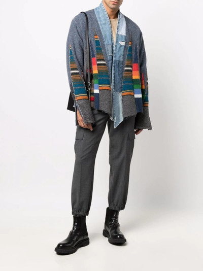 Greg Lauren multi-panel long-sleeve jacket outlook