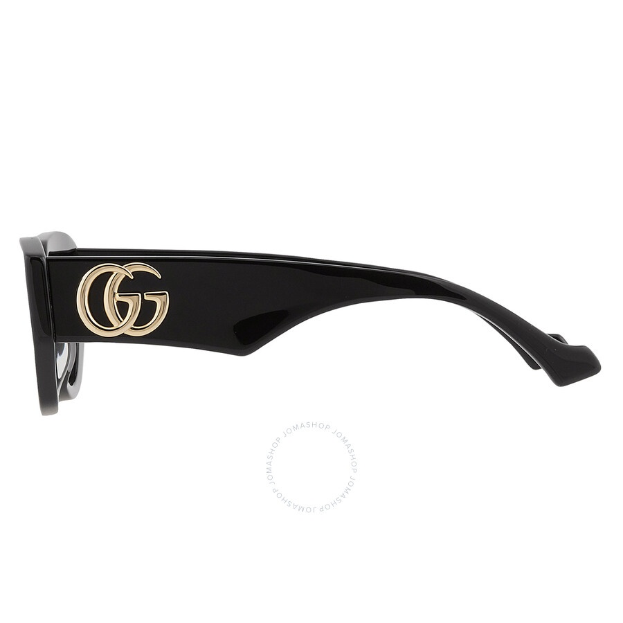 Gucci Grey Geometric Ladies Sunglasses GG1421S 001 51 - 5