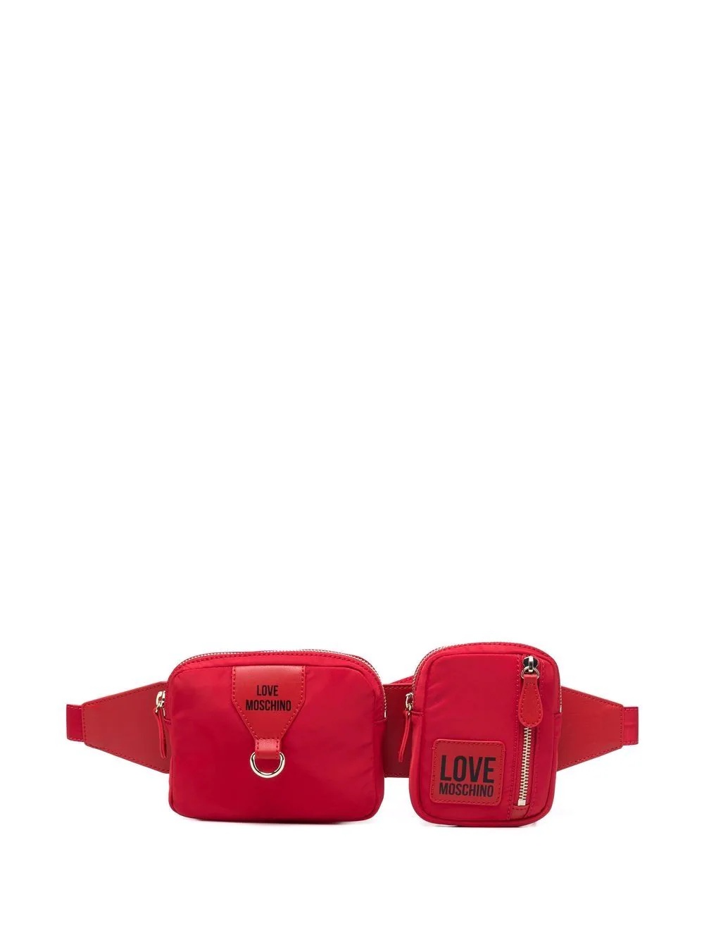 logo-patch belt bag - 1