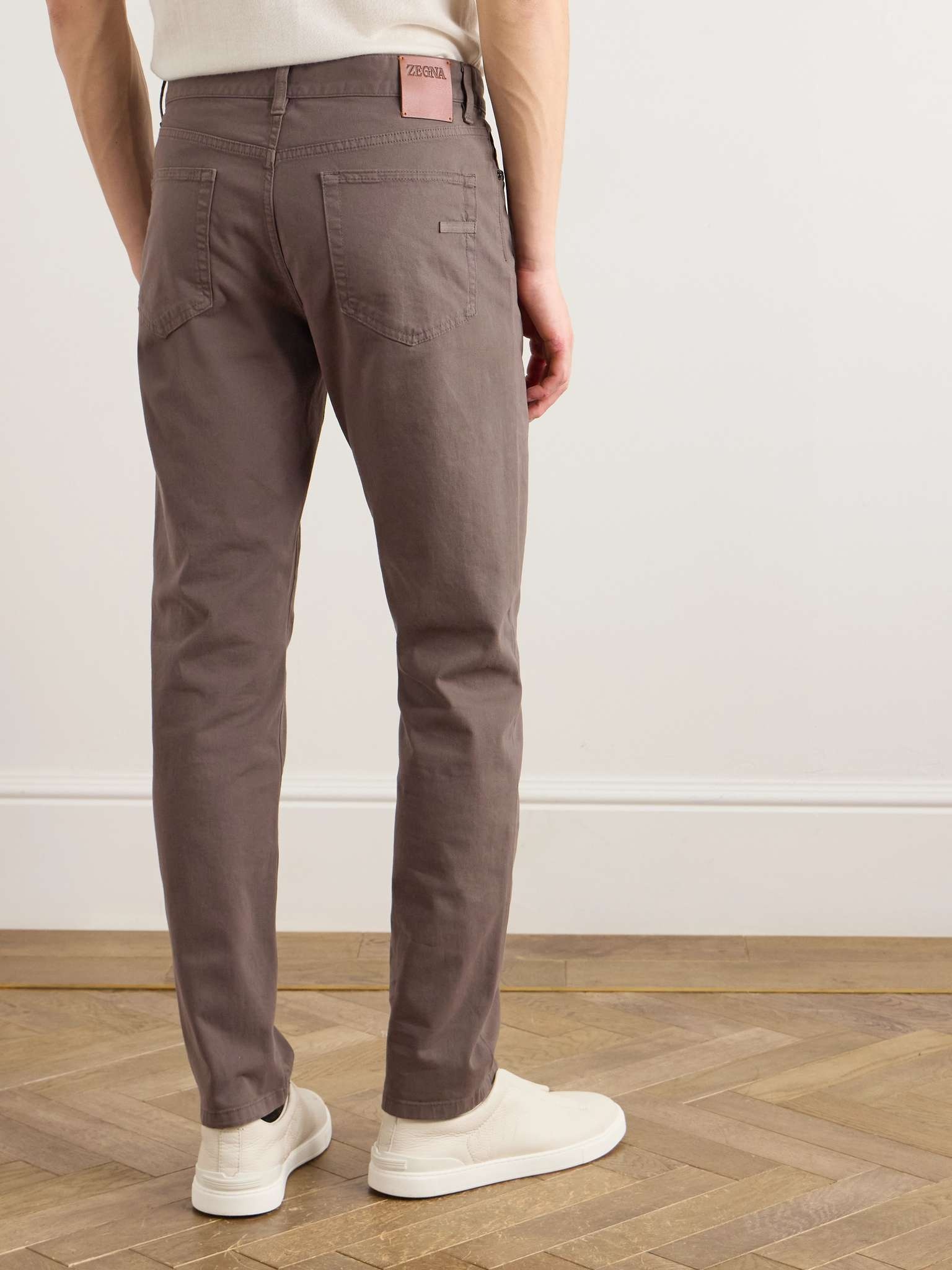 City Slim-Fit Garment-Dyed Jeans - 4