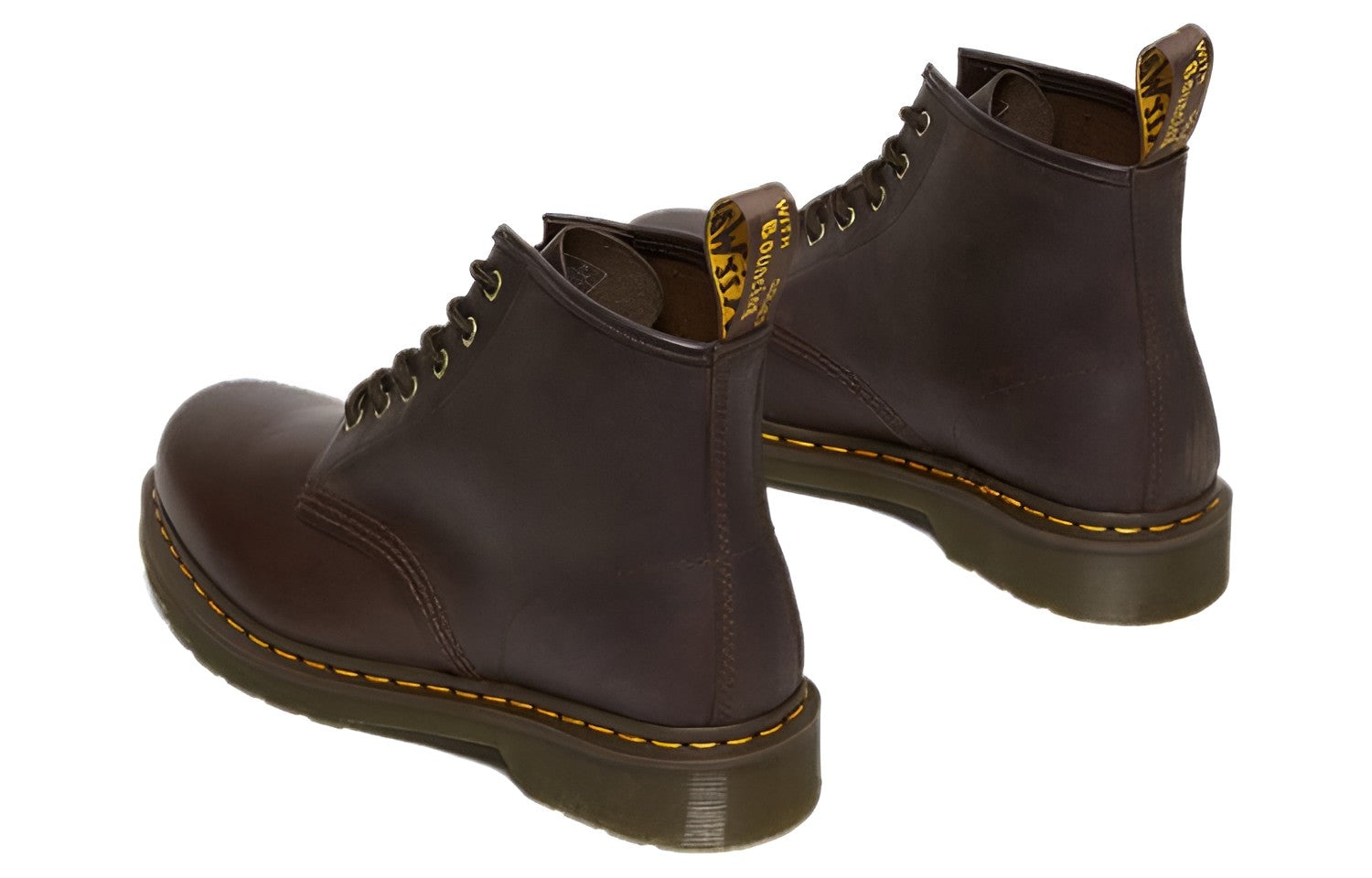 Dr. Martens 101 Crazy Horse Leather Ankle Boots 'Dark Brown' 27761201 - 3
