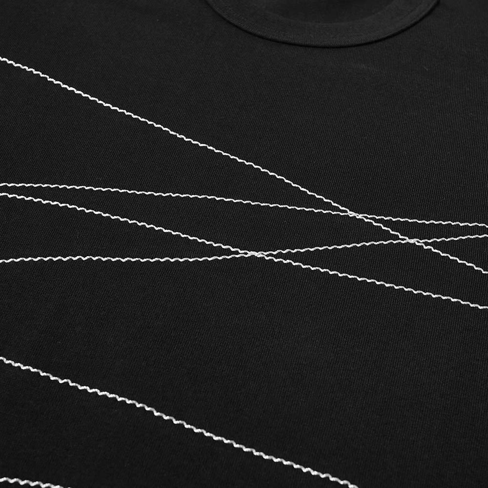 Comme des Garcons Homme Zig Zag Stitch Detail Tee - 2