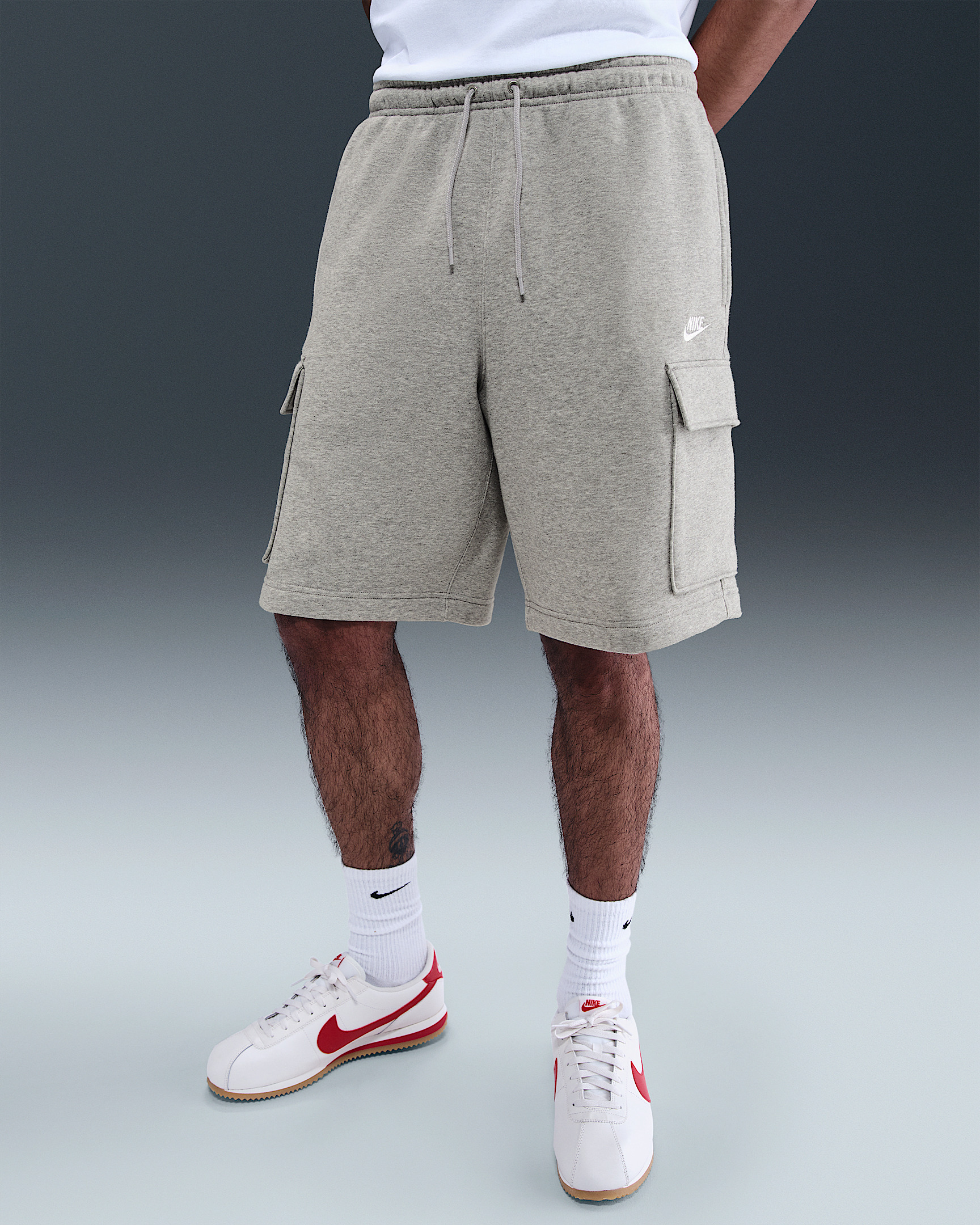 Nike Club Men's Fleece Cargo Shorts - 2