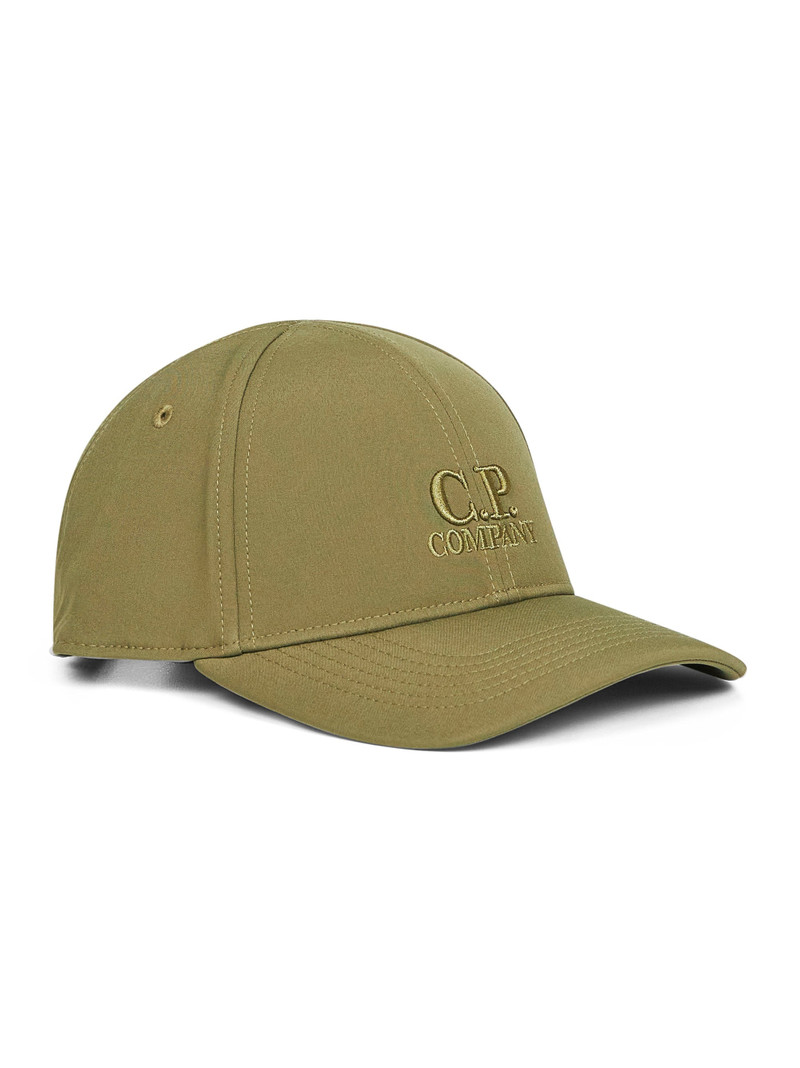 C.P. Company Green C.P. Shell-R Logo baseball cap outlook