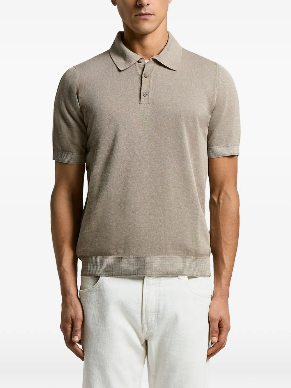 knit polo - 1