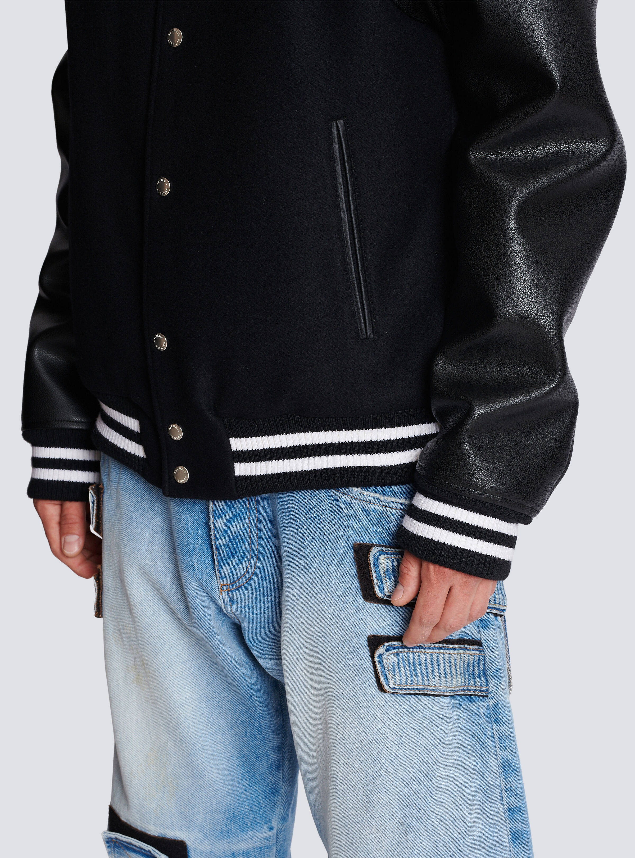 Wool and leather teddy - 7