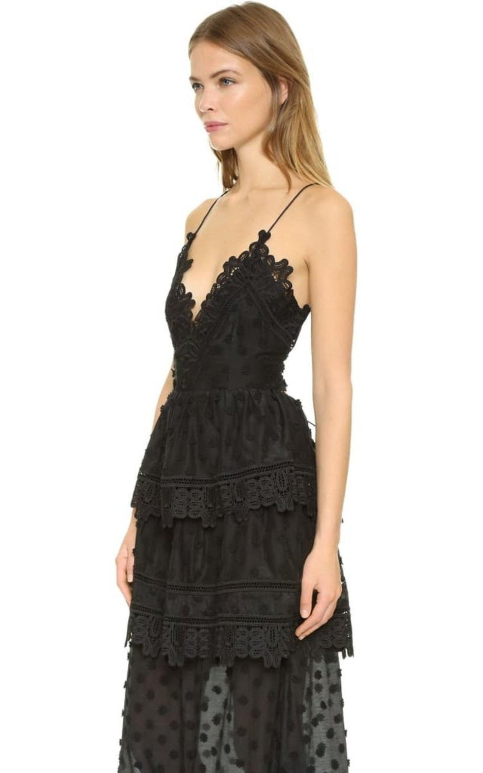 Ivy Coton Blend Lace Dress - 4
