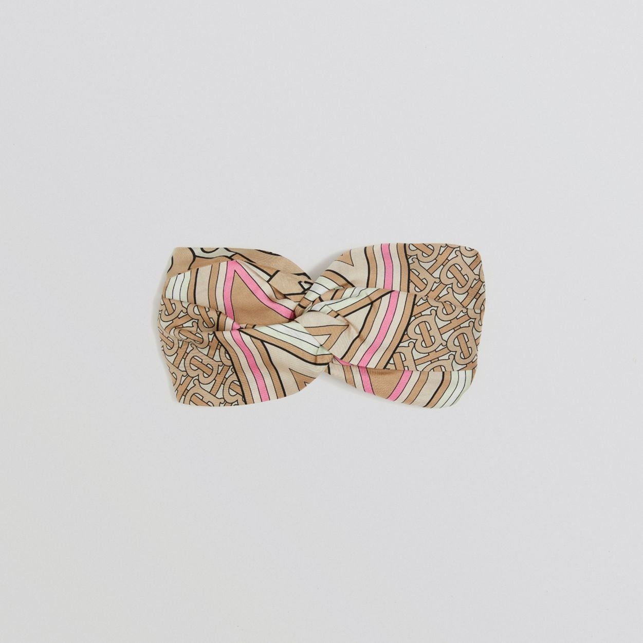 Montage Print Silk Headband - 1