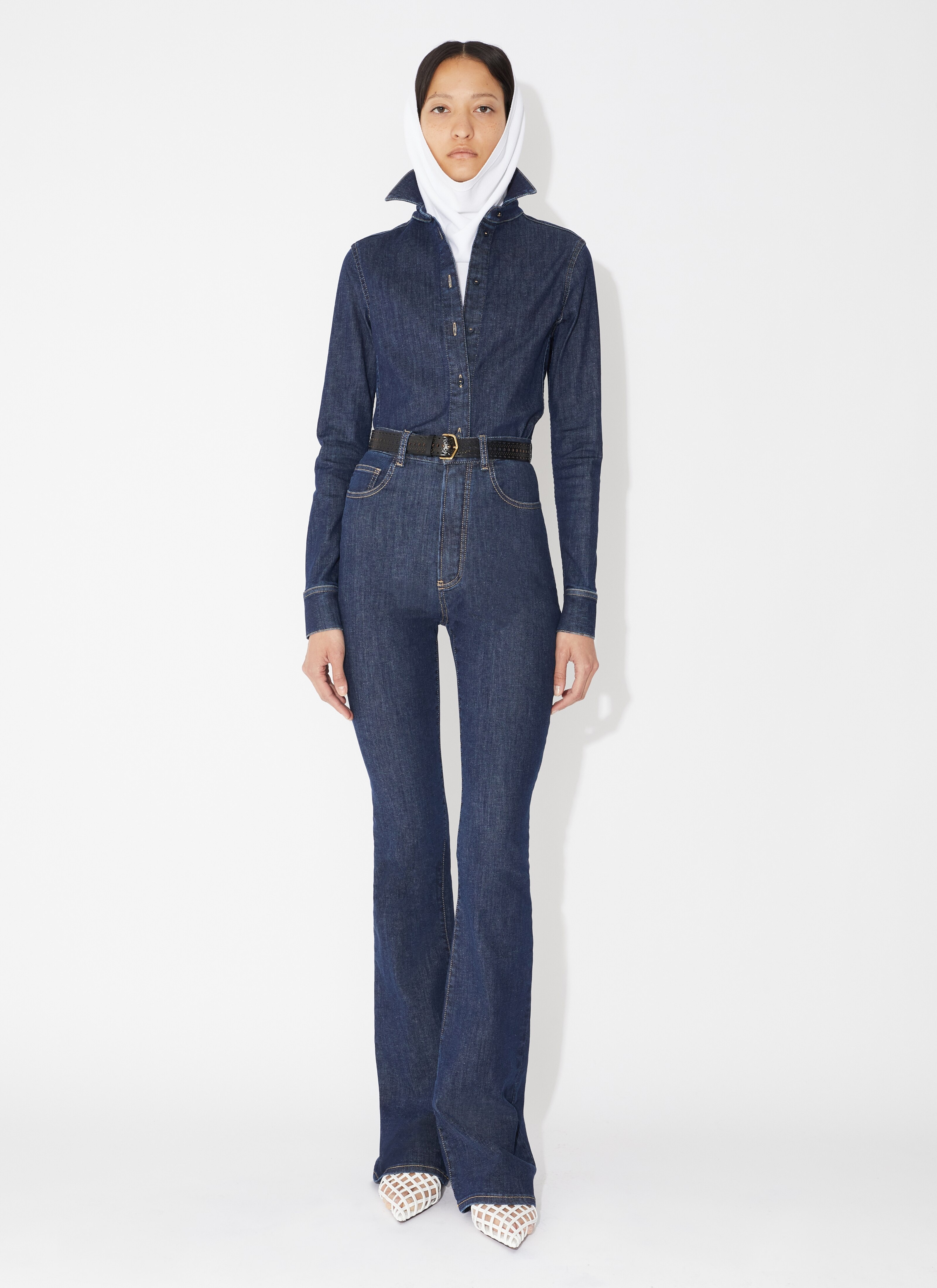 FITTED DENIM SHIRT - 2