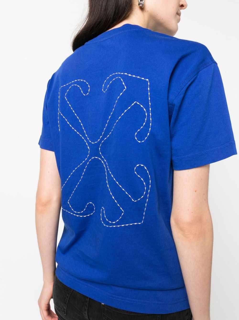 Arrows-print cotton T-shirt - 5