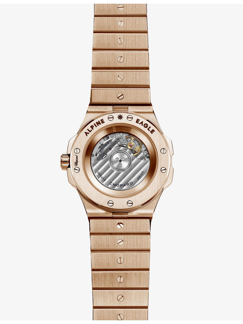 Chopard 295370-5002 Alpine Eagle automatic 18ct rose-gold and diamond watch outlook