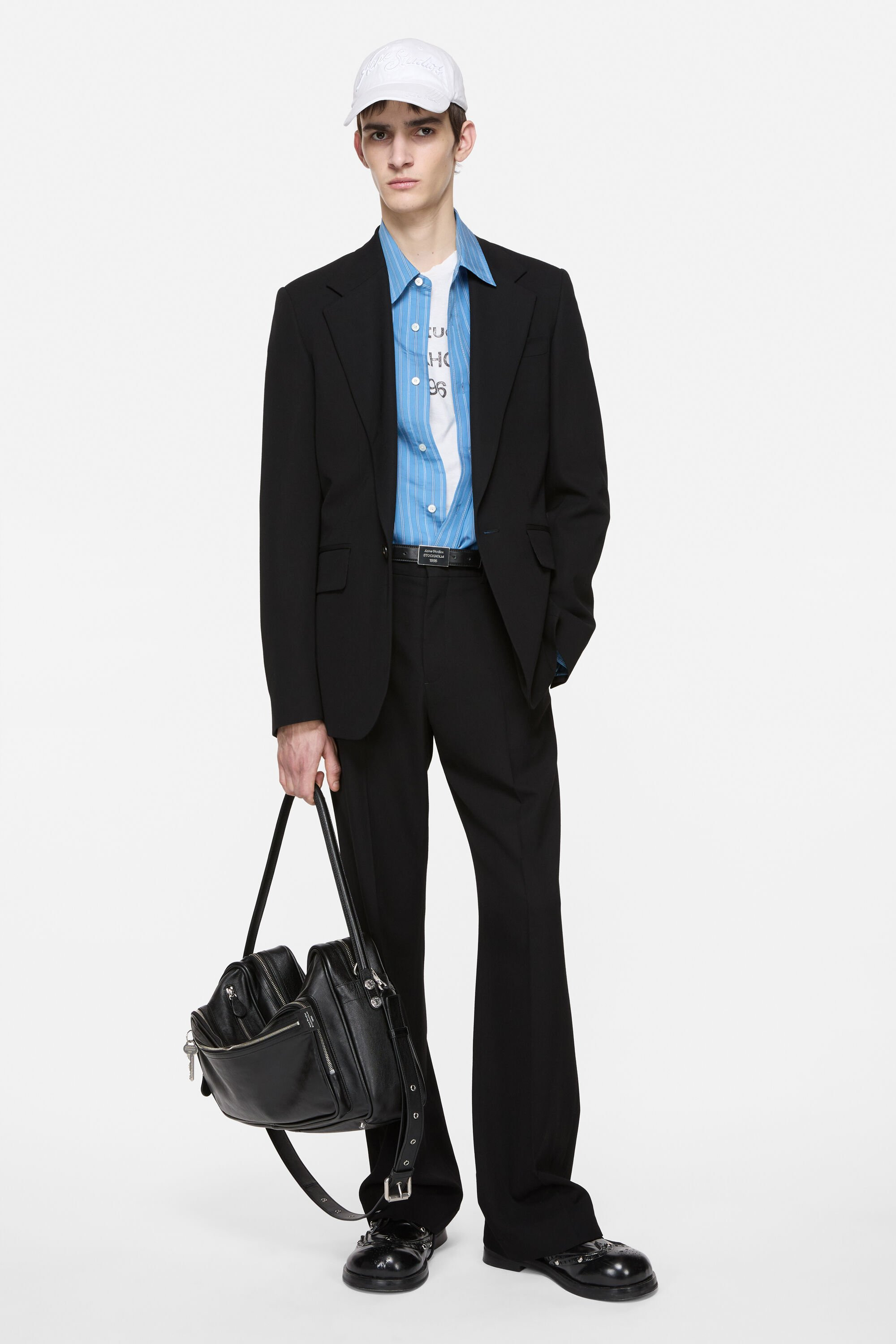 Fitted suit jacket - Black - 2