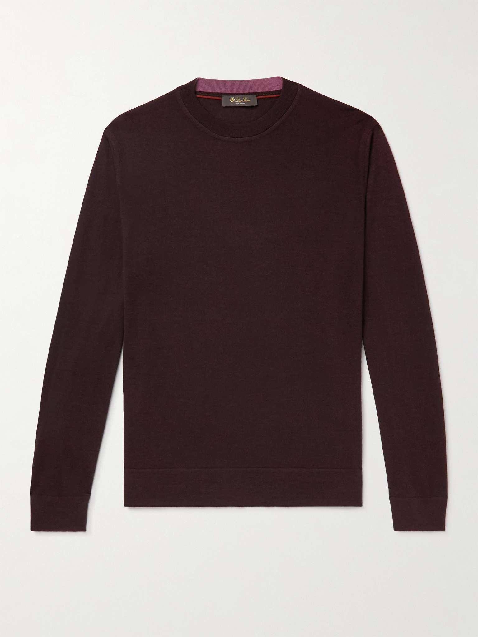 Silk, Wool and Cashmere-Blend Sweater - 1