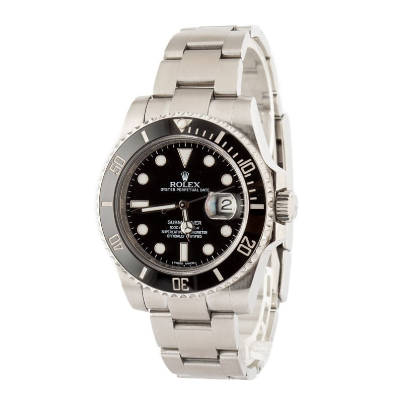 Rolex Submariner 116610 Black Chromalight Dial - 2