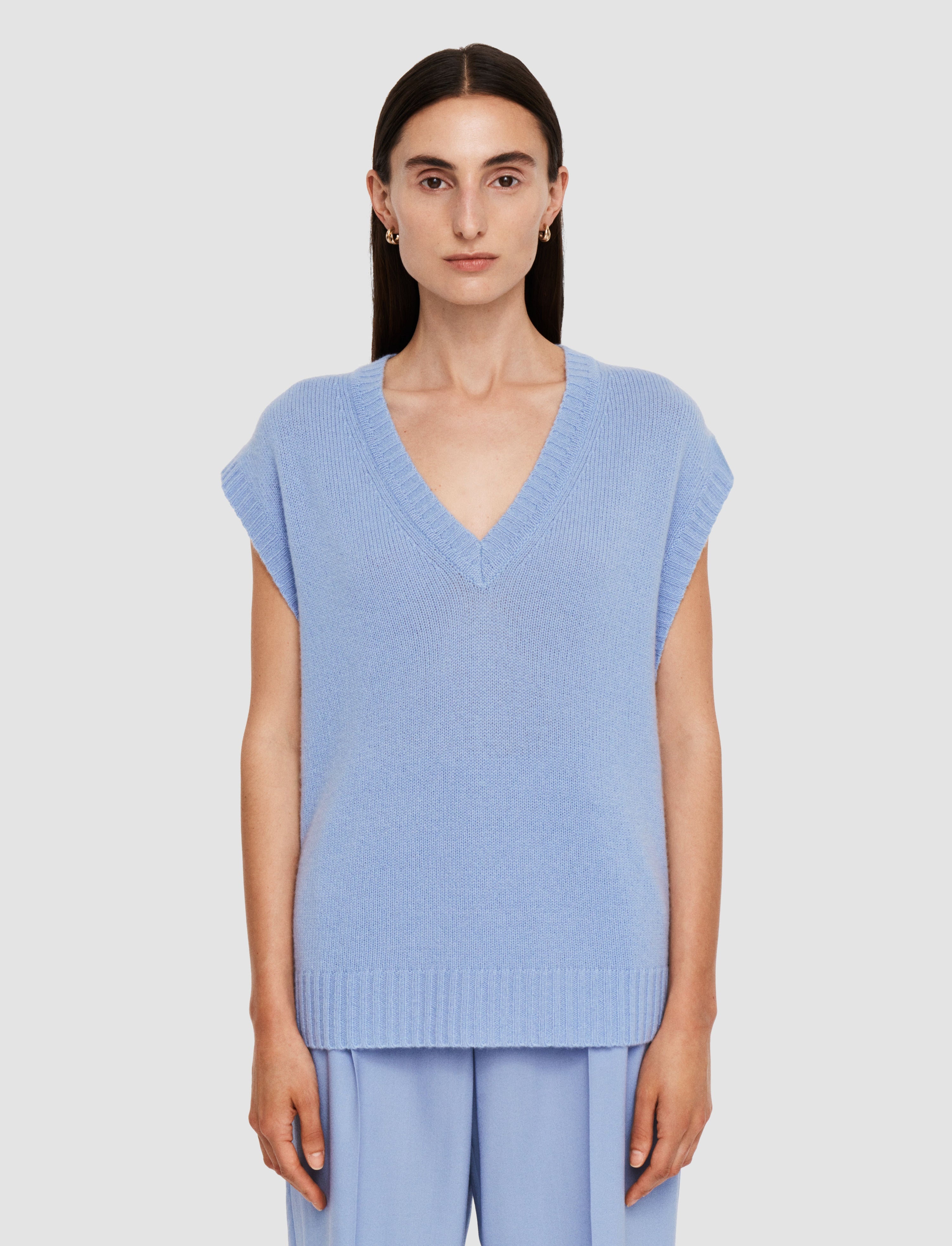 Open Cashmere Vest - 3
