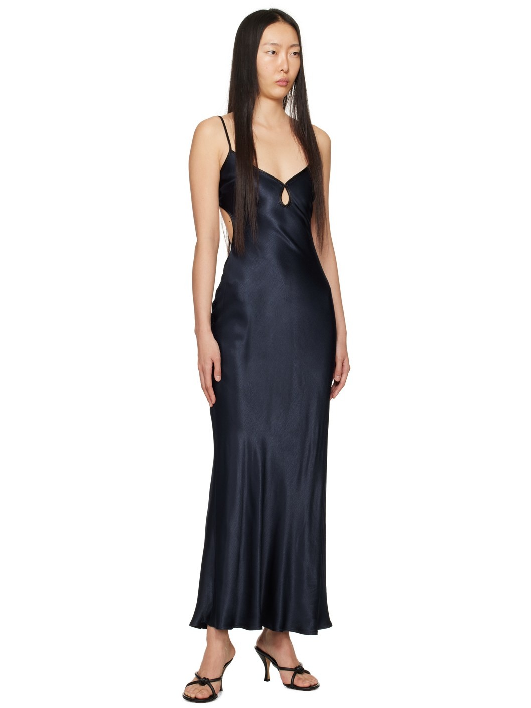 Navy & Black Cedar City Maxi Dress - 4