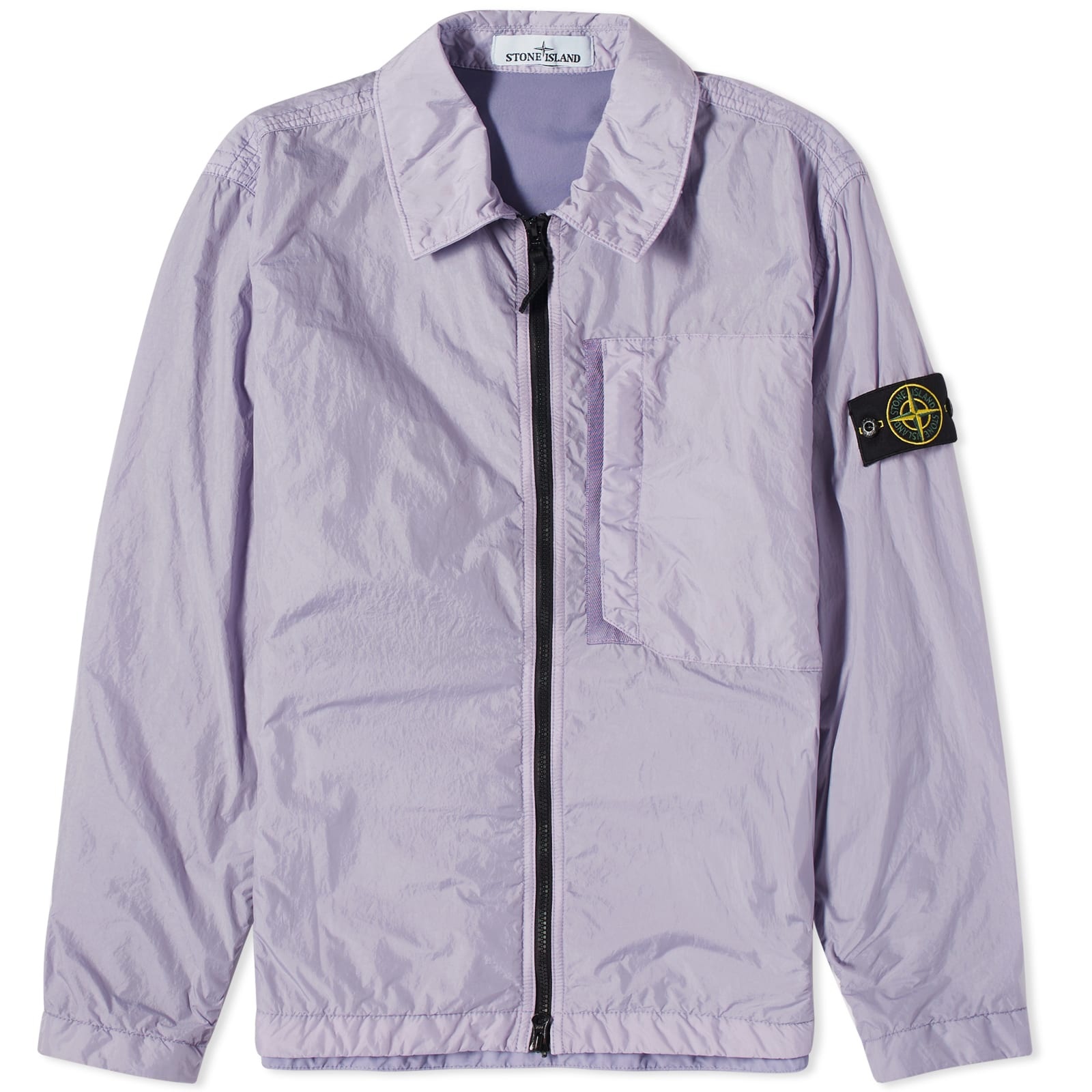 Stone island hot sale zip overshirt