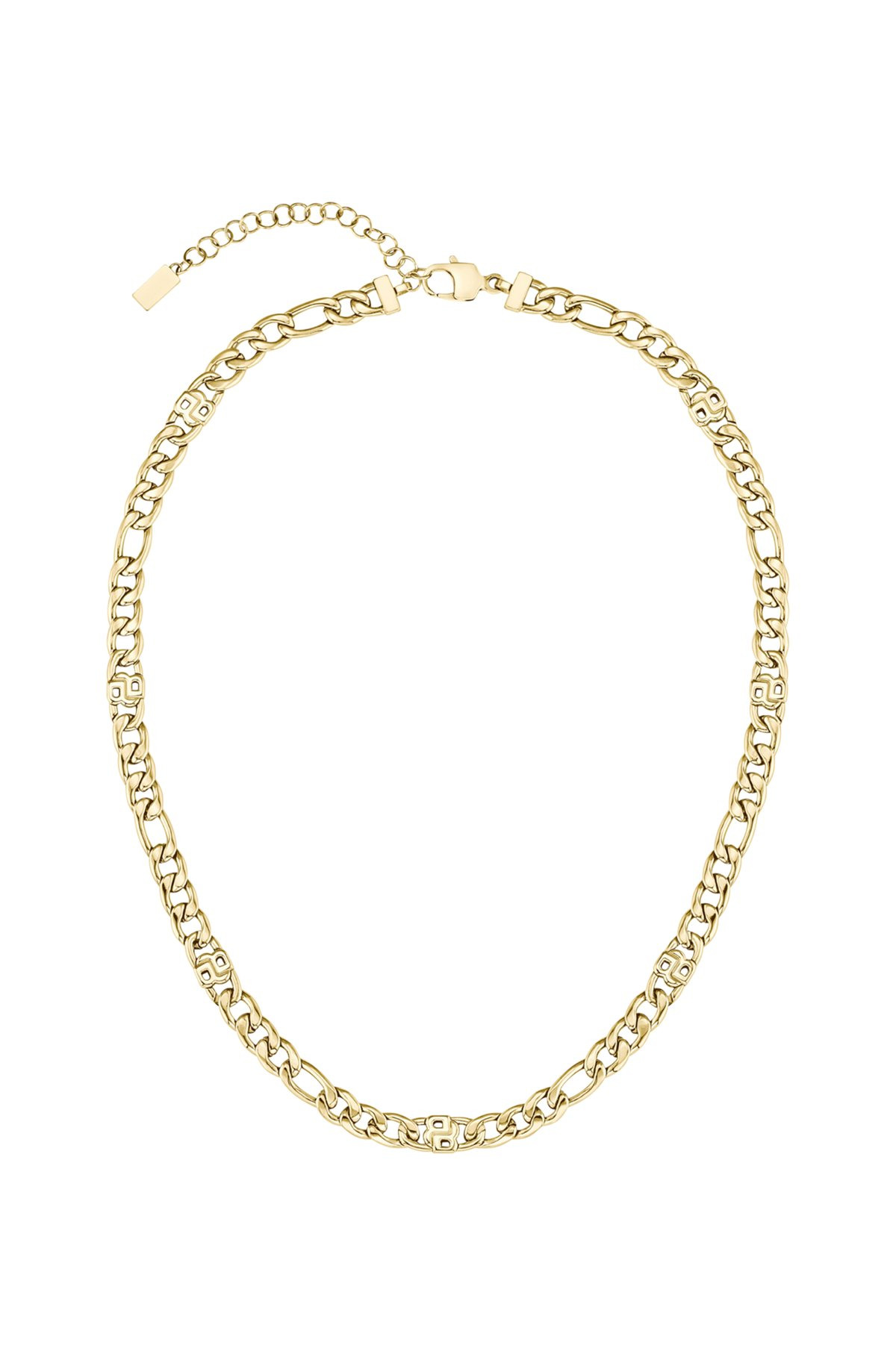 GOLD-TONE CHAIN NECKLACE WITH DOUBLE B MONOGRAMS - 3
