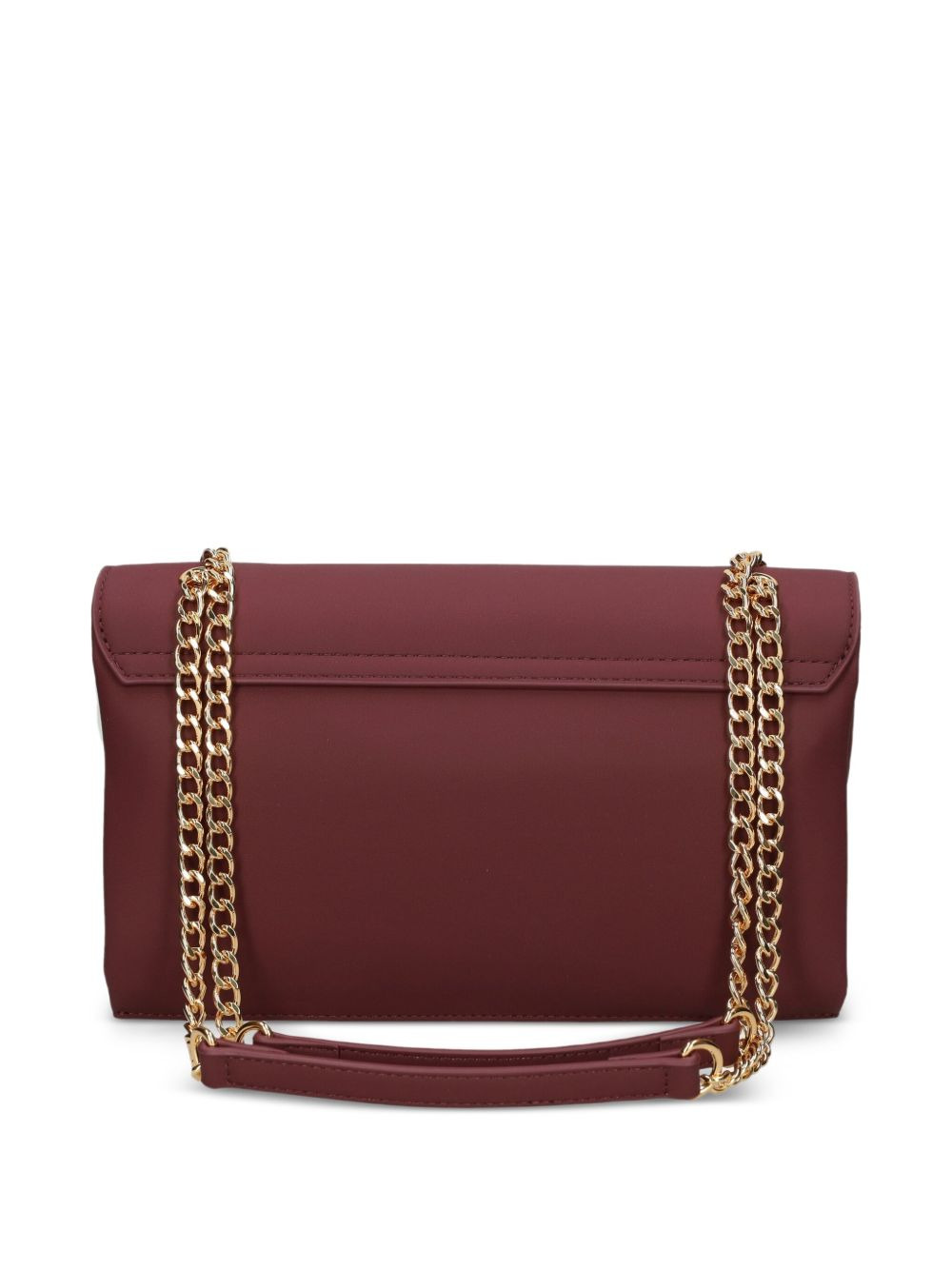 logo-plaque chain-strap cross body  bag - 2