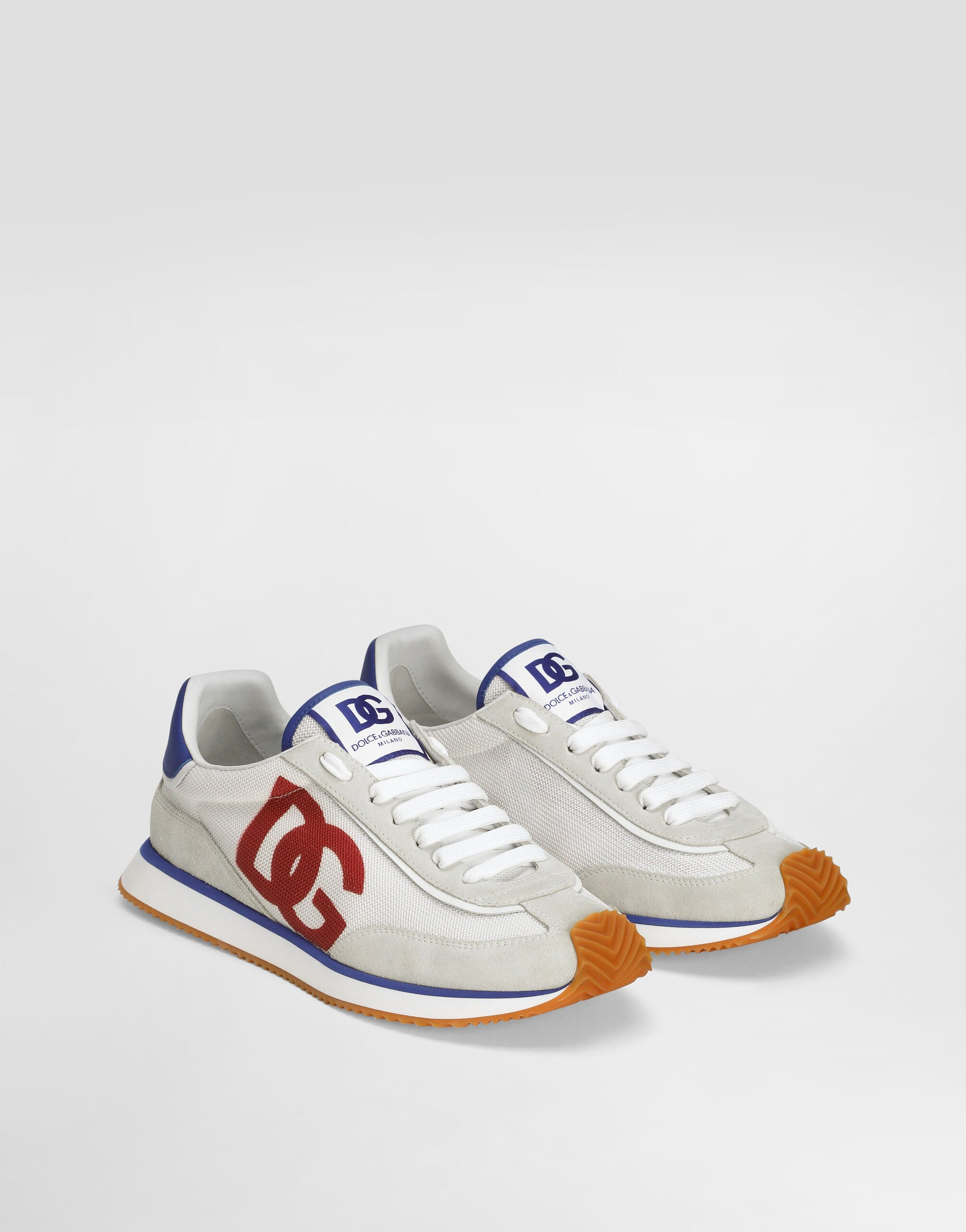 Mixed-material DG CUSHION sneakers - 2