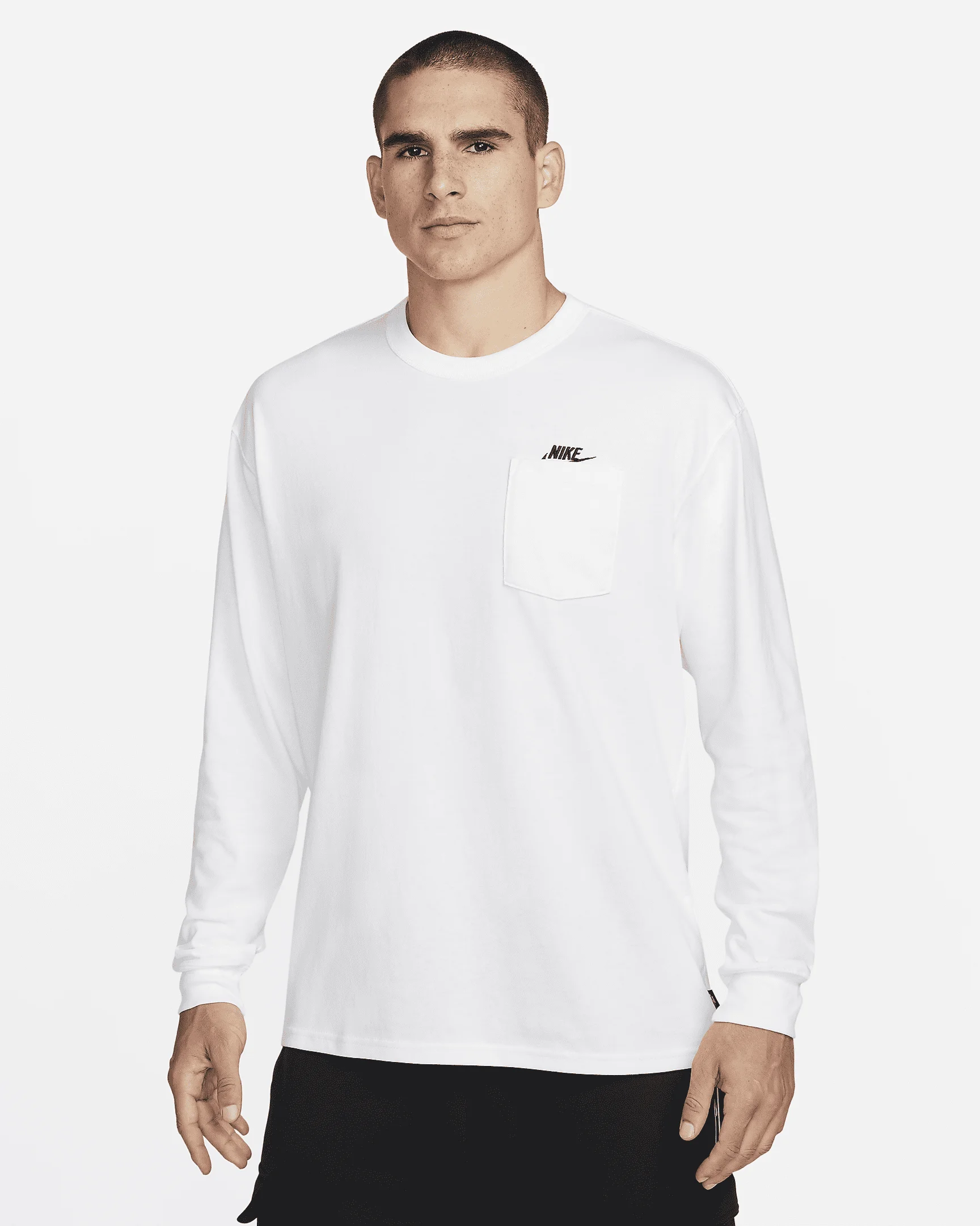 Nike Sportswear Premium Essentials Men's Long-Sleeve Pocket T-Shirt - 1