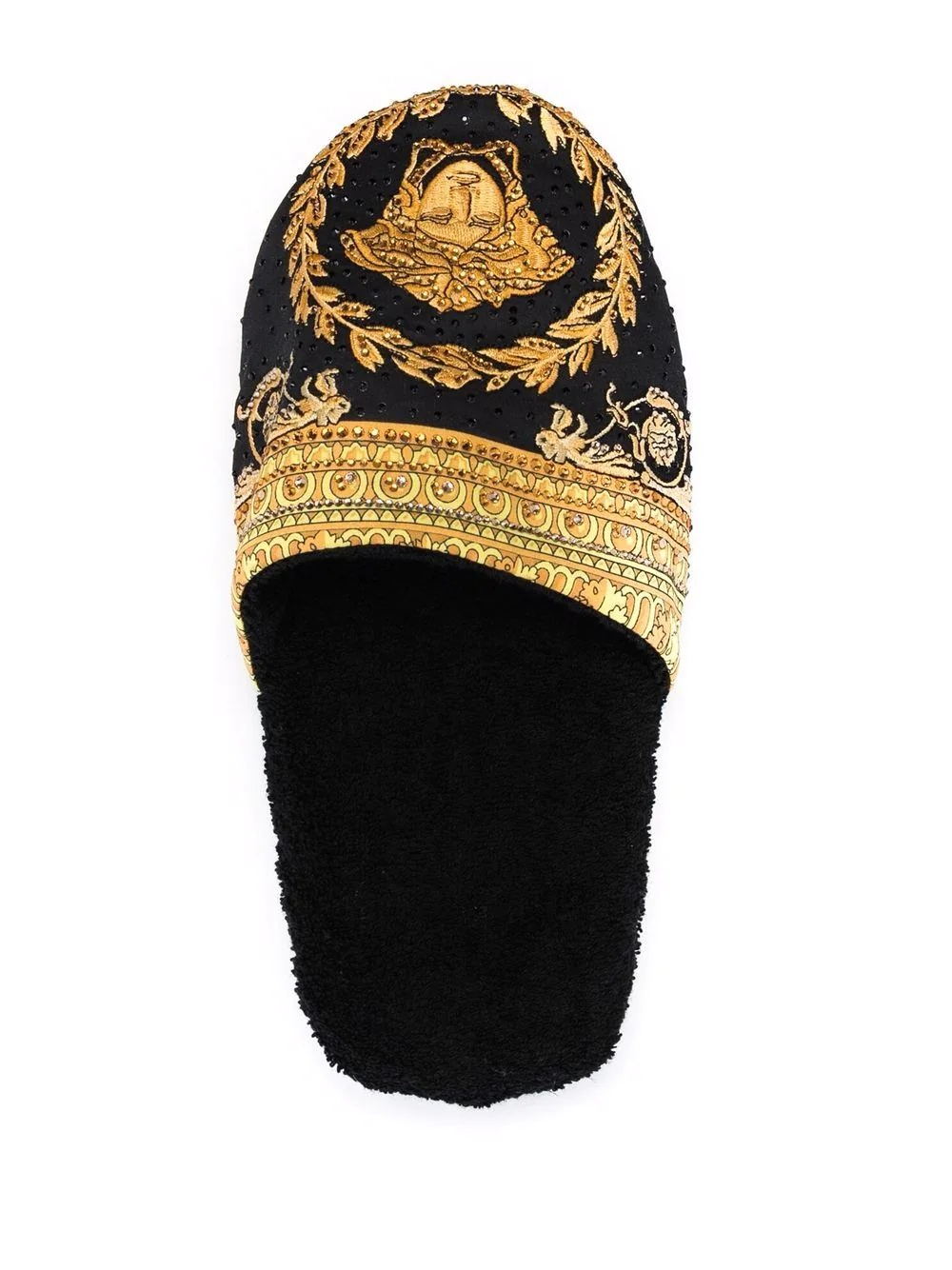 Baroque-print slippers - 4