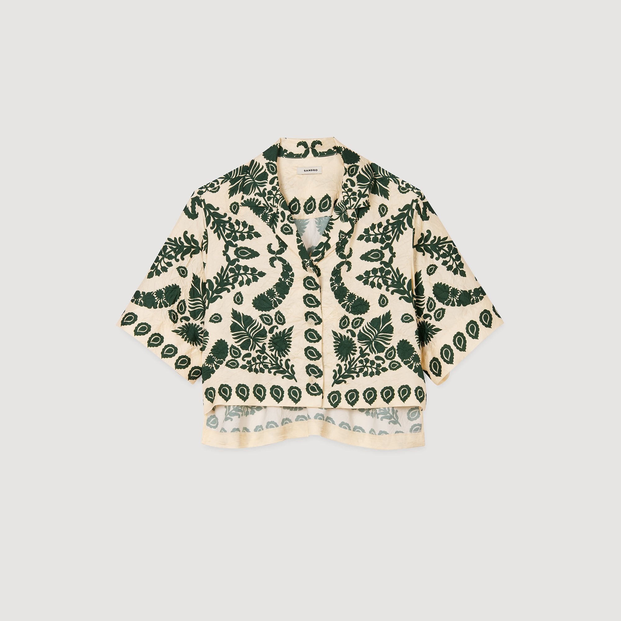 FLORAL MOTIF SHIRT - 6