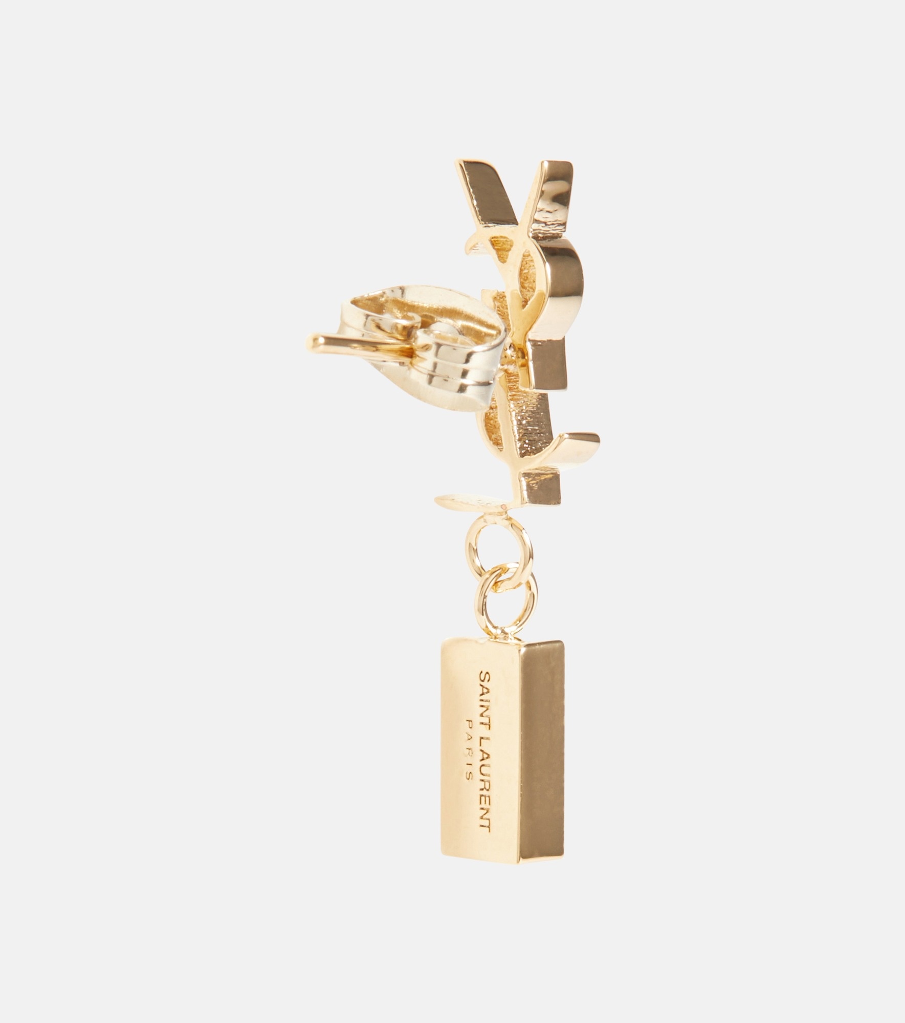 Single YSL rhinestone-embellished earring - 5