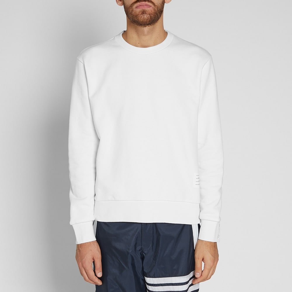 Thom Browne Grosgrain Loopback Crew Sweat - 5