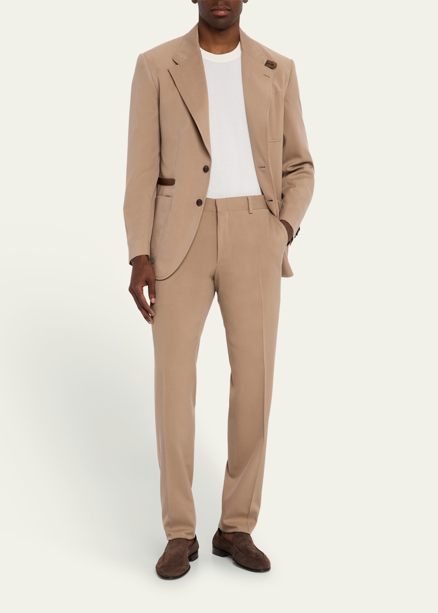 Men's WWX 80th Anniversary Journey Silk Flat-Front Trousers - 2