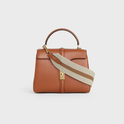 CELINE Short Strap in textile and calfskin outlook