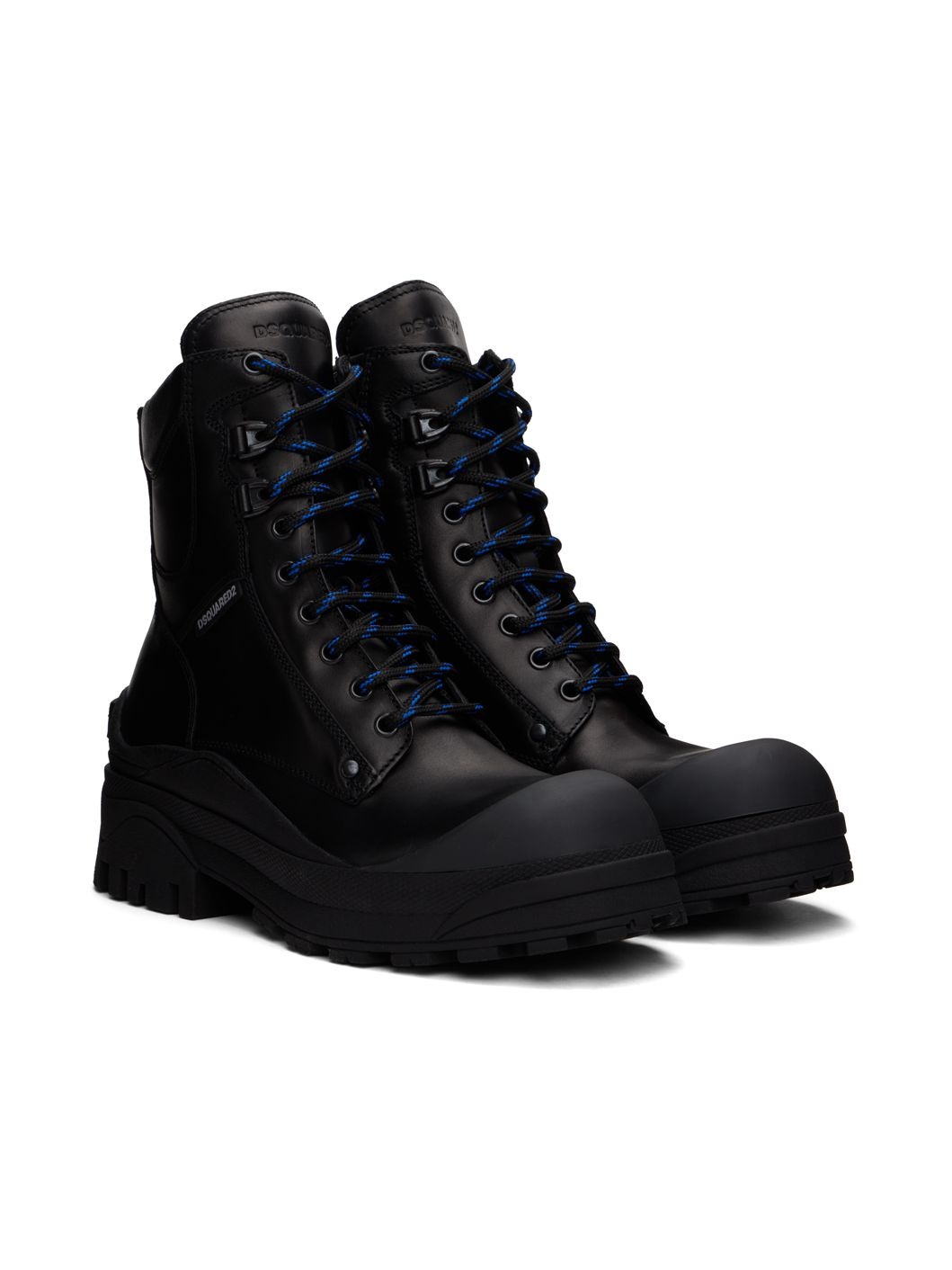Black Urban Combat Boots - 4