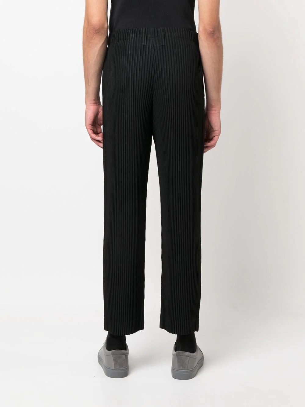 pleated cropped trousers - 4